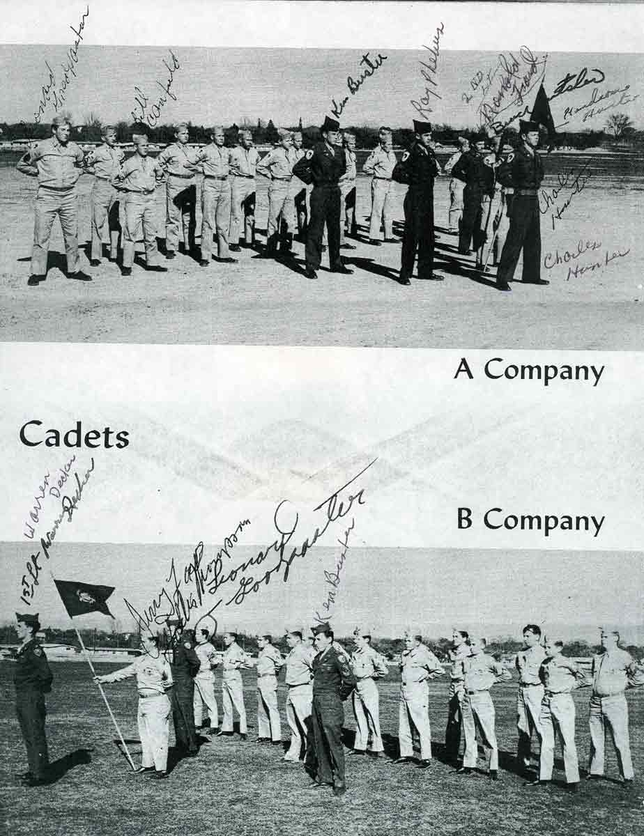 California Cadet Corps Pictures from the 1956 SJ Yearbook provided by Bertha Ford.