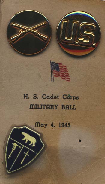 Militaru Ball Card with Insignia Front