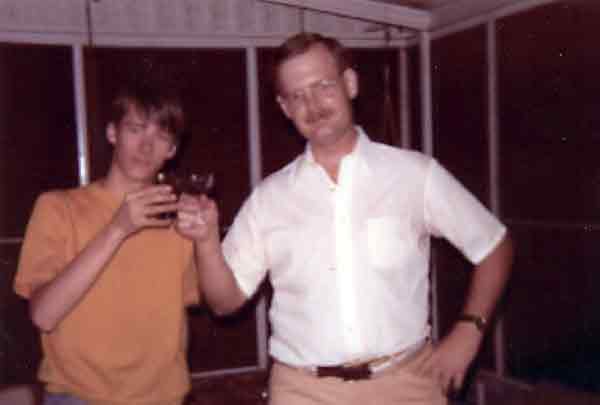 Theron Sherman and Paul Krumhaus, San Juan, 1978