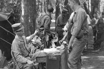 Summer Camp 1961 - Ray Goosgame gets directions